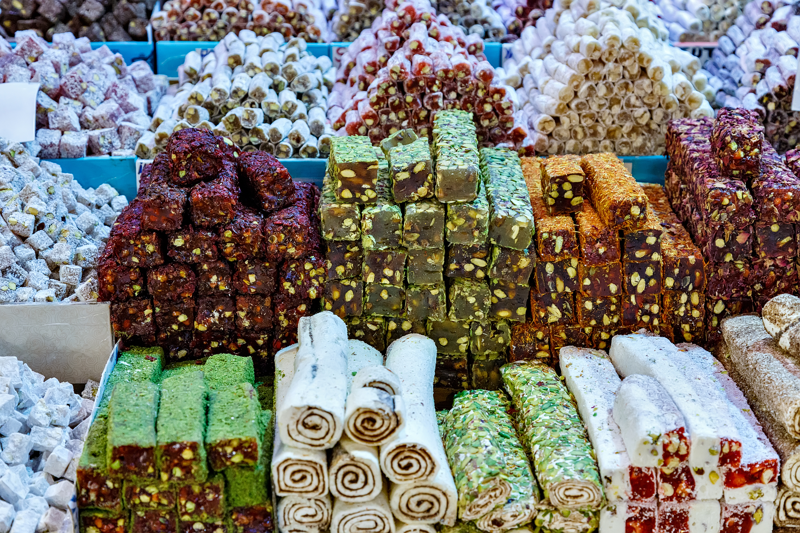 Рахат-лукум на турецком рынке