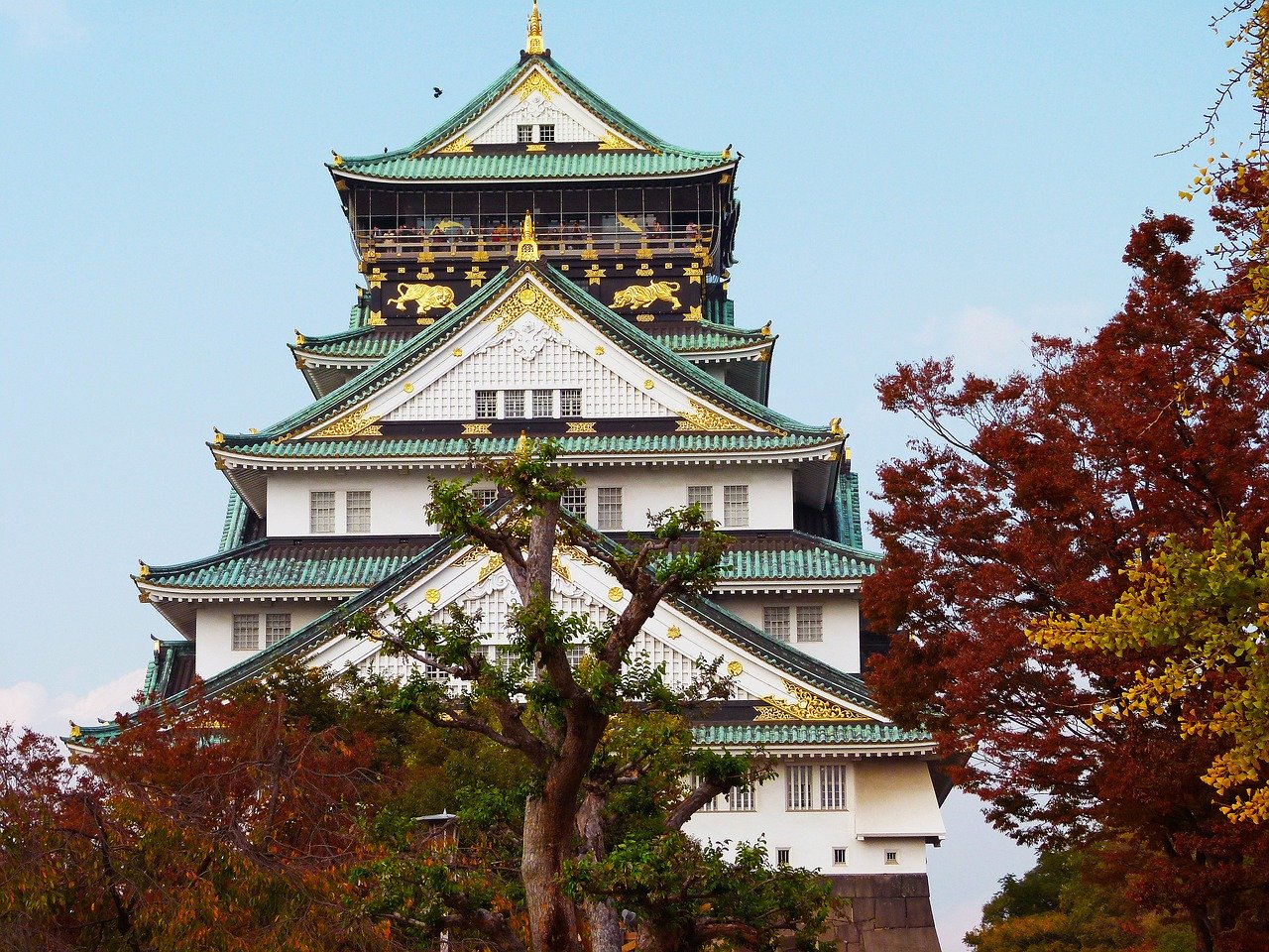 Ázsia Japán Tokió Kastély